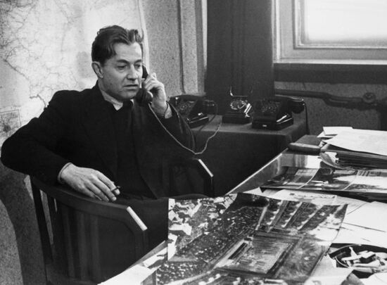 Soviet poet Alexei Surkov