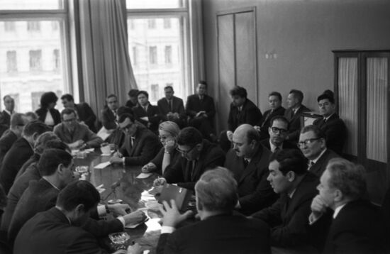 US delegation visits USSR