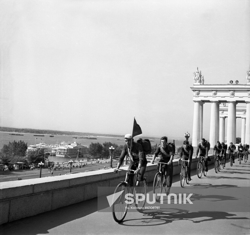Main embankment in Volgograd