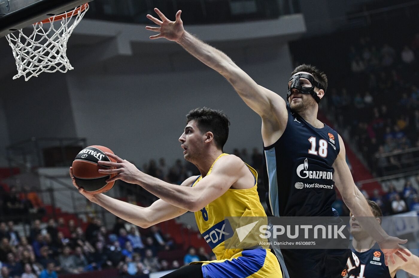 Russia Basketball Euroleague Zenit - Maccabi