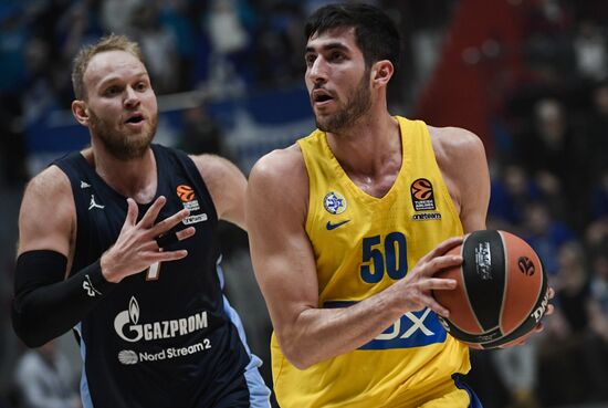 Russia Basketball Euroleague Zenit - Maccabi