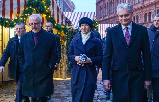 Latvia Baltic Presidents