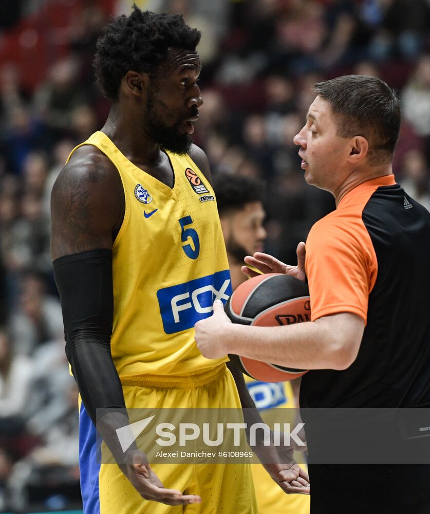 Russia Basketball Euroleague Zenit - Maccabi
