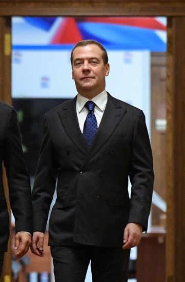 Russia Medvedev Parliament
