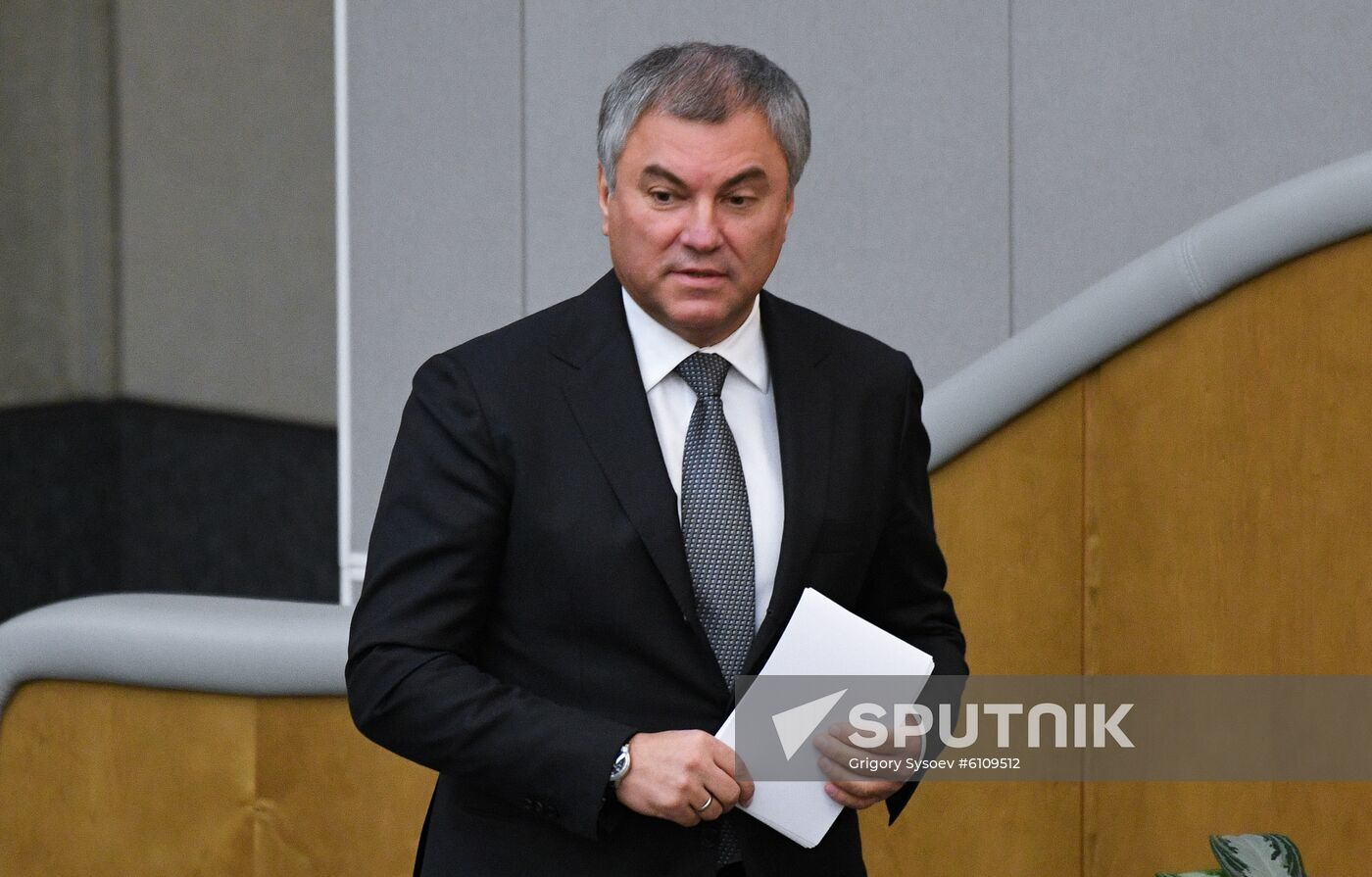 Russia Medvedev Parliament