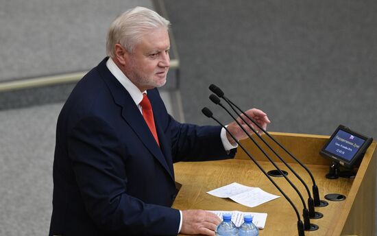 Russia Medvedev Parliament