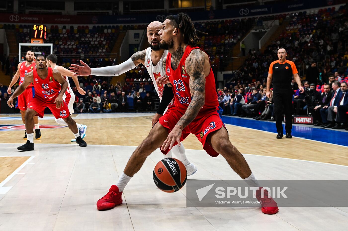 Russia Basketball Euroleague CSKA - Crvena Zvezda