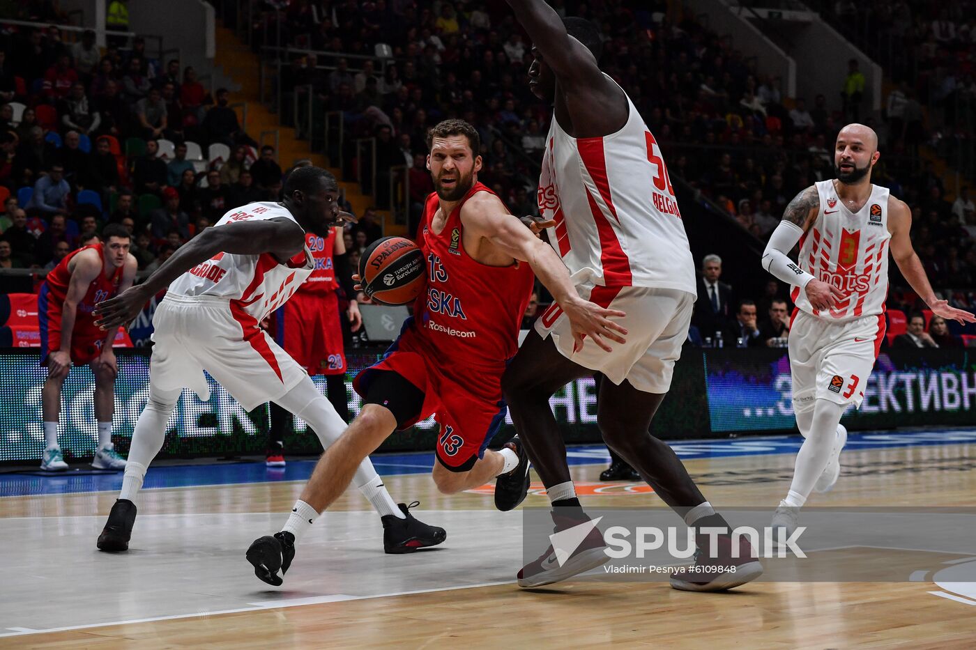 Russia Basketball Euroleague CSKA - Crvena Zvezda