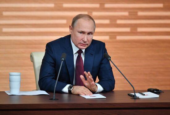 Russia Putin News Conference