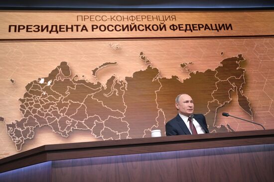 Russia Putin News Conference