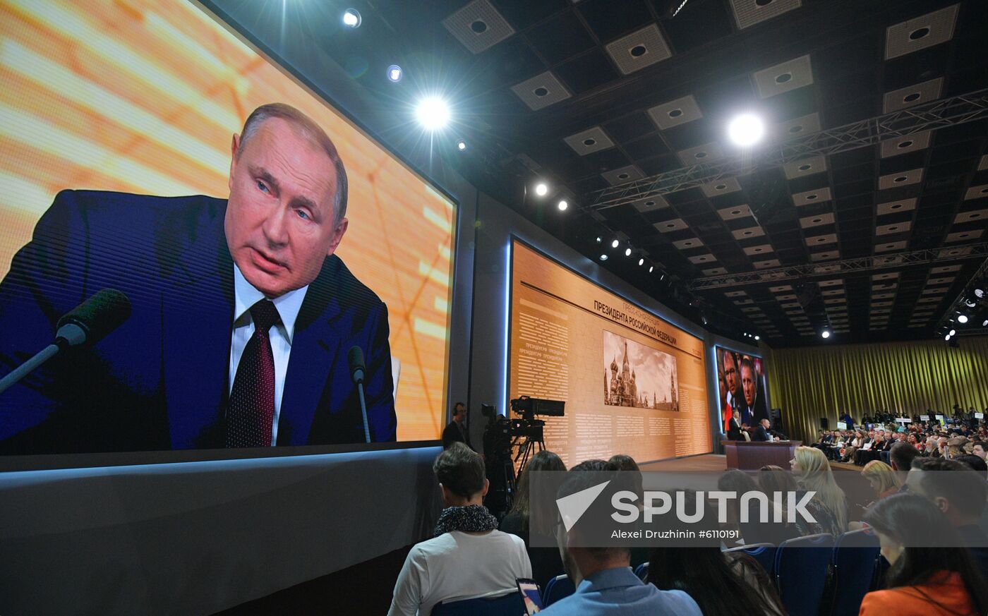 Russia Putin News Conference