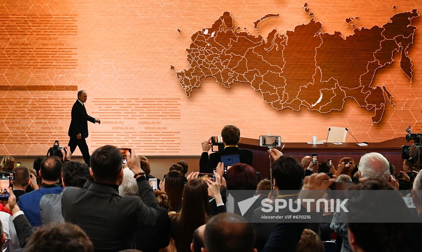 Russia Putin News Conference