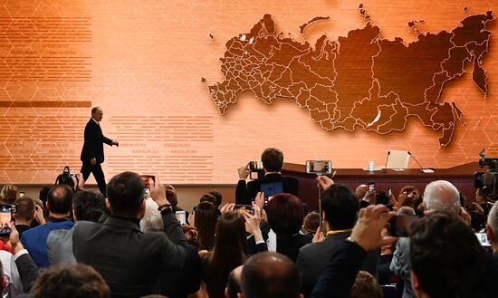 Russia Putin News Conference