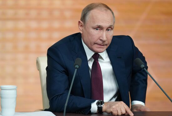 Russia Putin News Conference