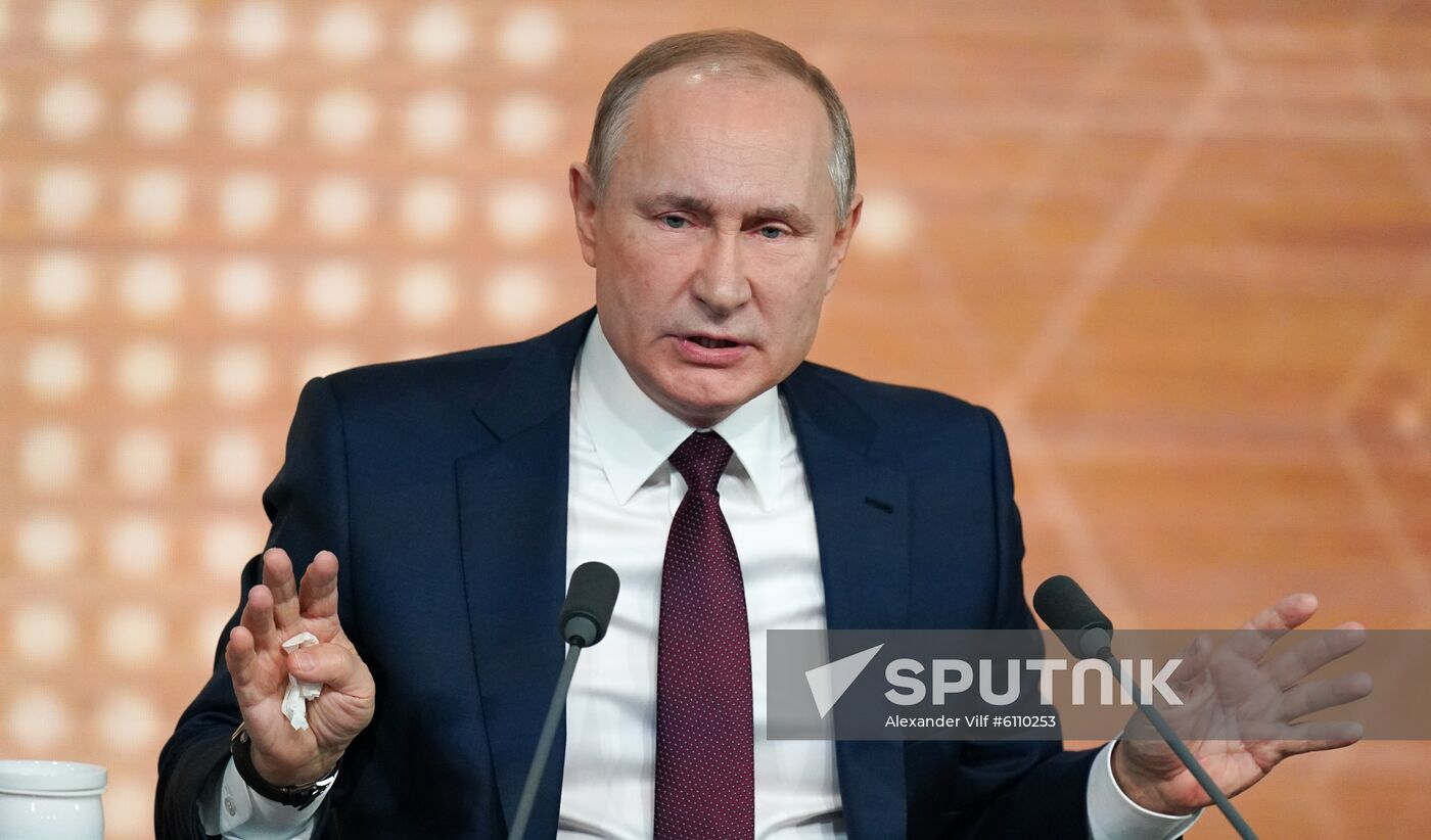 Russia Putin News Conference