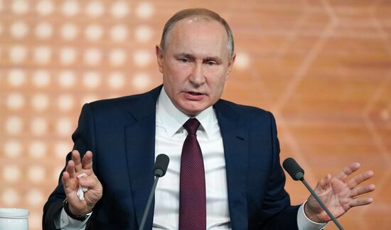 Russia Putin News Conference