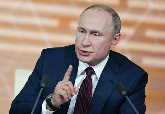 Russia Putin News Conference