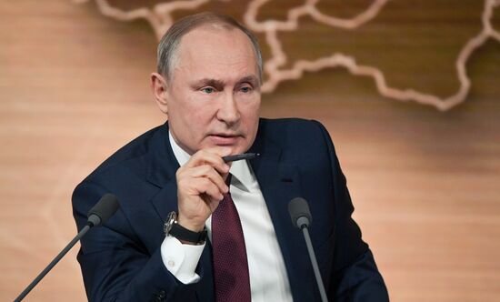 Russia Putin News Conference