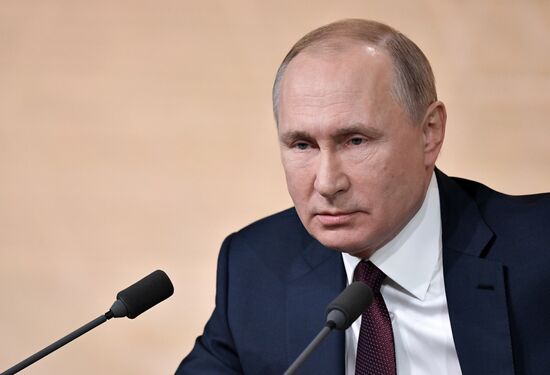 Russia Putin News Conference