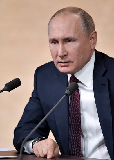 Russia Putin News Conference