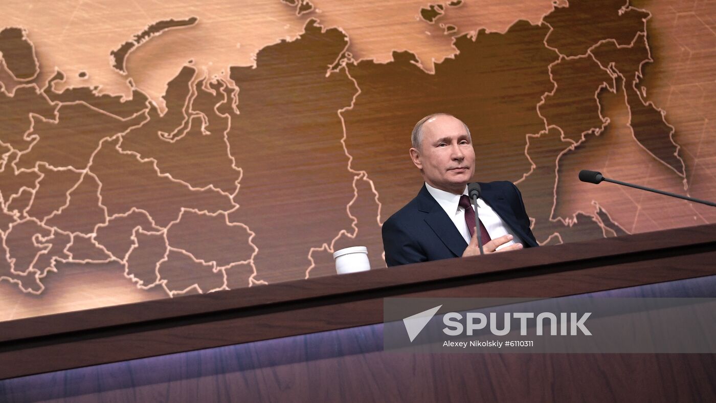 Russia Putin News Conference