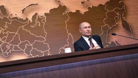 Russia Putin News Conference