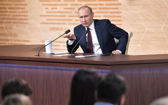 Russia Putin News Conference
