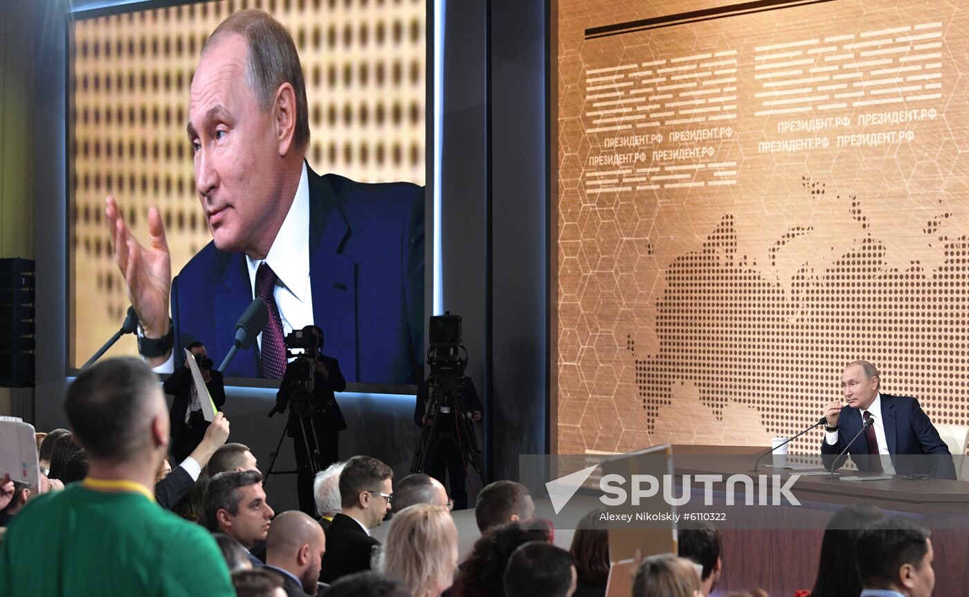 Russia Putin News Conference