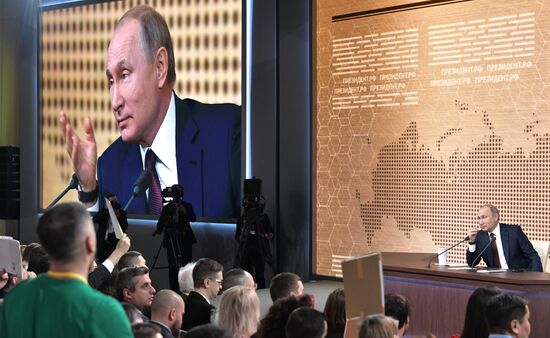 Russia Putin News Conference