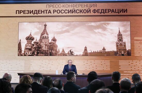 Russia Putin News Conference