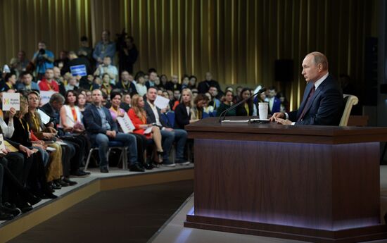 Russia Putin News Conference