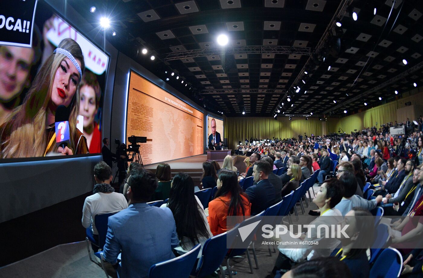 Russia Putin News Conference