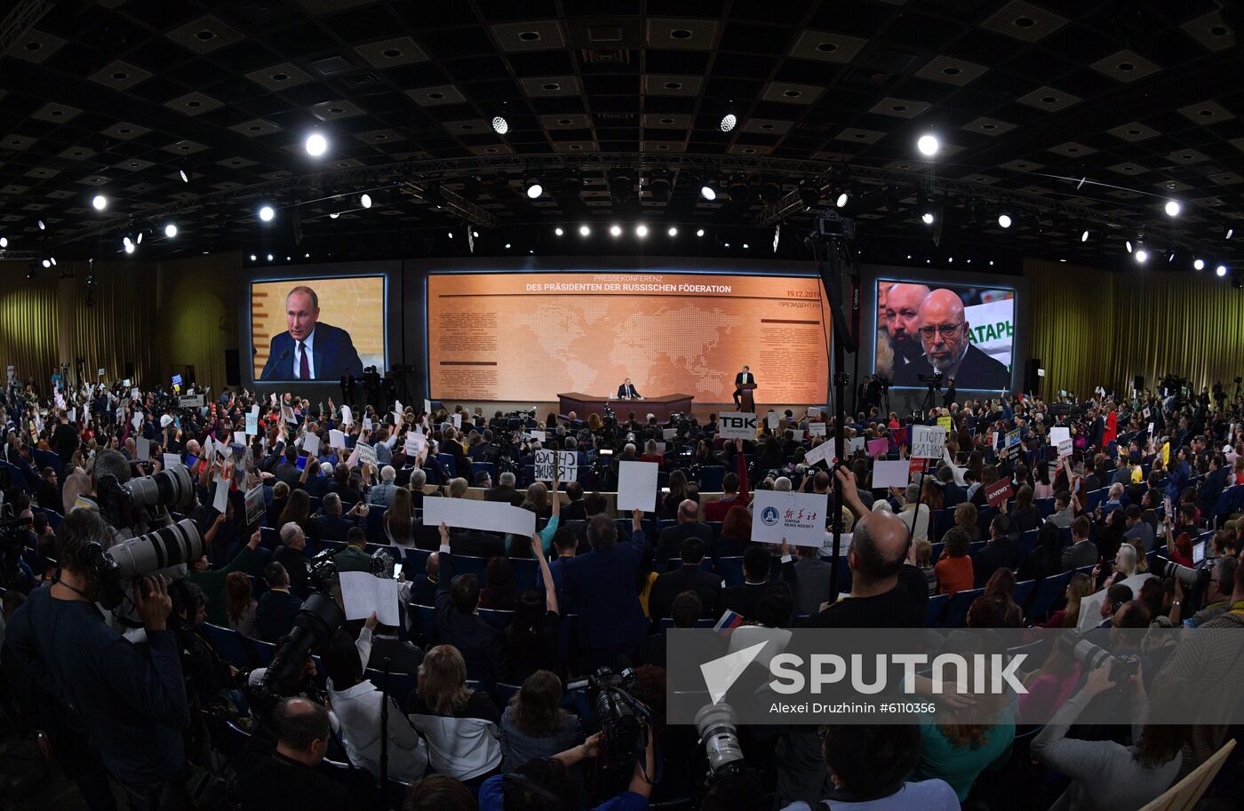 Russia Putin News Conference