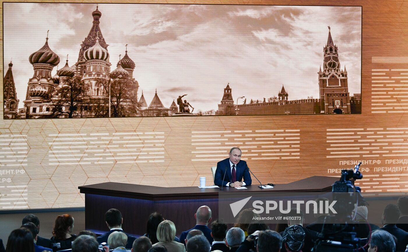 Russia Putin News Conference