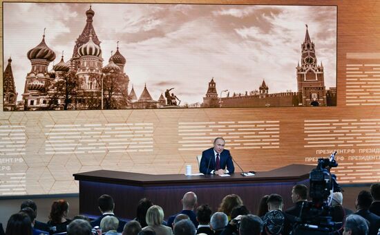 Russia Putin News Conference