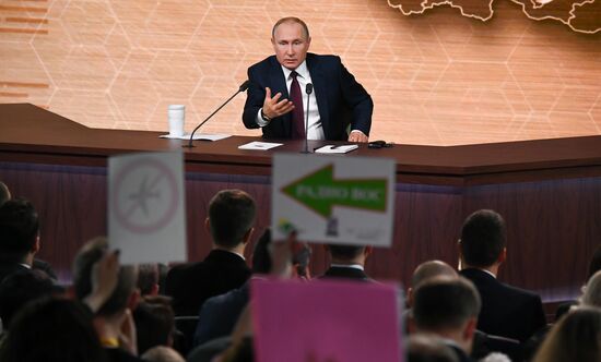 Russia Putin News Conference