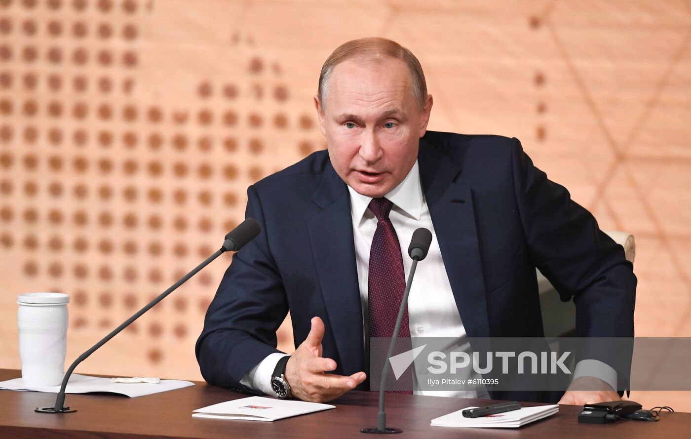 Russia Putin News Conference