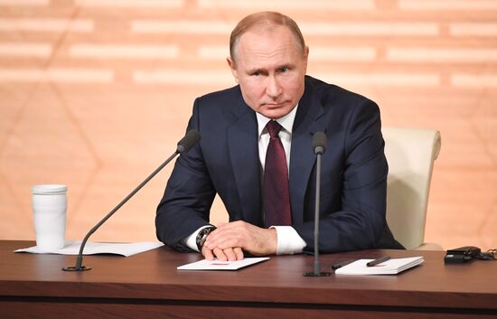 Russia Putin News Conference