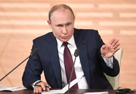 Russia Putin News Conference