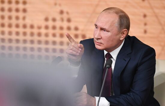 Russia Putin News Conference