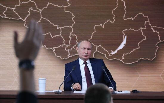 Russia Putin News Conference
