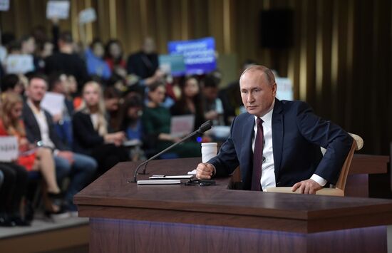Russia Putin News Conference