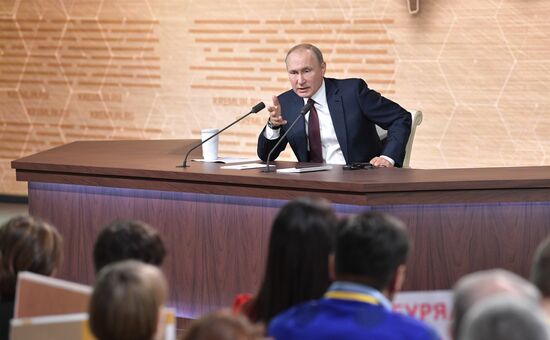 Russia Putin News Conference