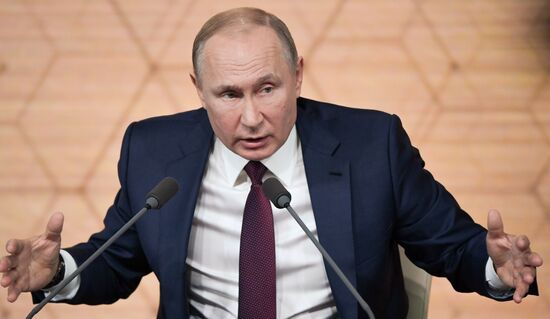 Russia Putin News Conference
