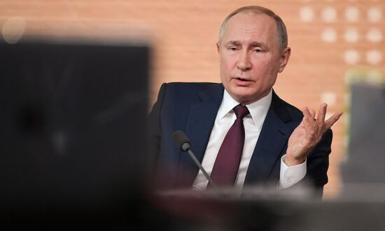 Russia Putin News Conference