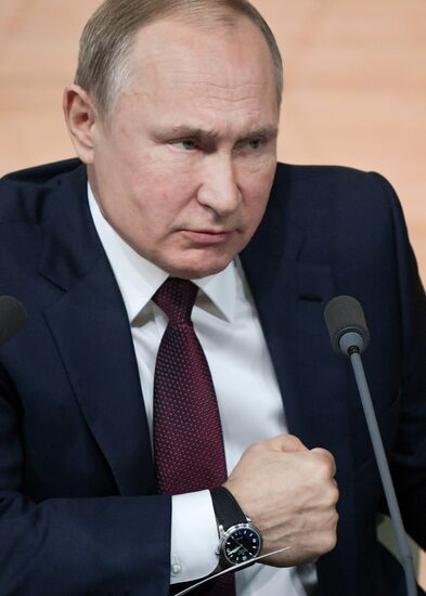 Russia Putin News Conference