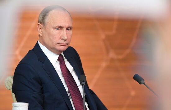 Russia Putin News Conference