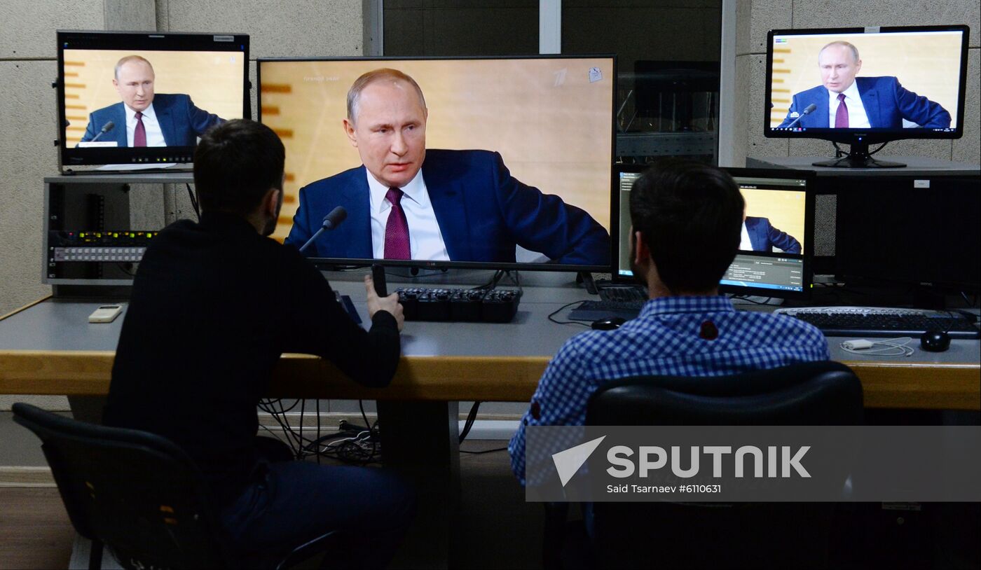 Russia Putin News Conference