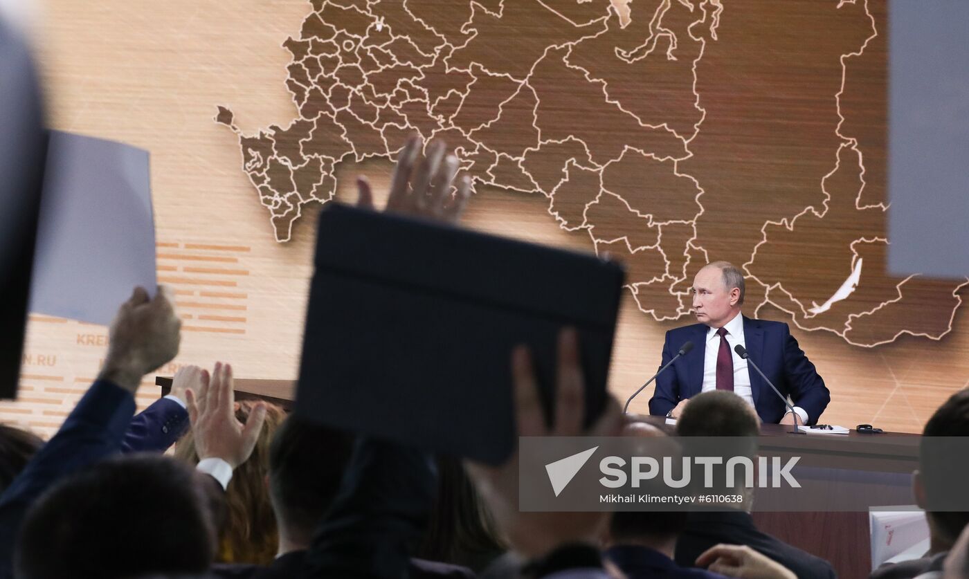 Russia Putin News Conference