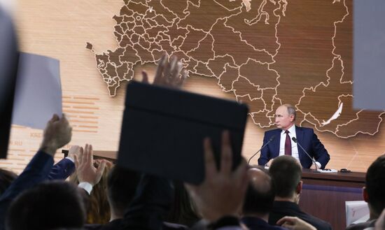 Russia Putin News Conference